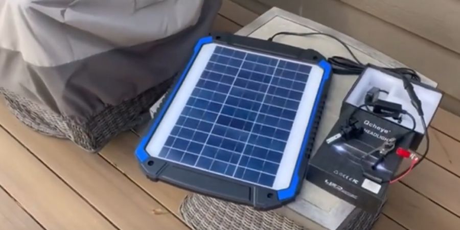 Solar-powered Battery Chargers