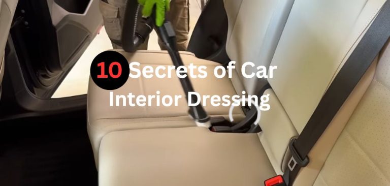 Secrets of Car Interior Dressing